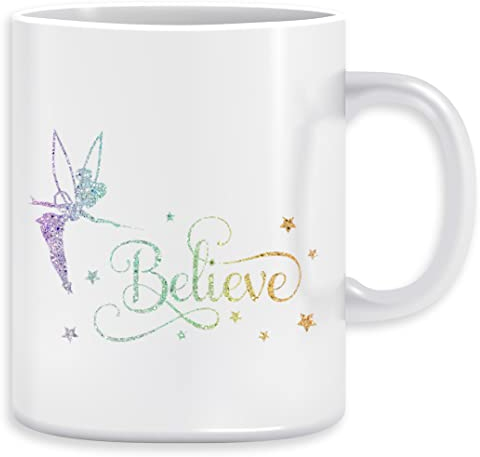 Tinkerbell Believe Kaffeebecher Becher Tassen Ceramic Mug Cup