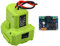 CENPEK Power Wheels Adapter mit Schalter Digitaler Niederspannungsschutz für Ryobi One+ 18-V-Batterie mit 14-Gauge-Kabel