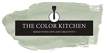 THE COLOR KITCHEN helle Wandfarbe - Malerfarbe für Wohnzimmer und Schlafzimmer - matte Innenfarbe in Grün - 2,5l Deckfarbe in TCK4003