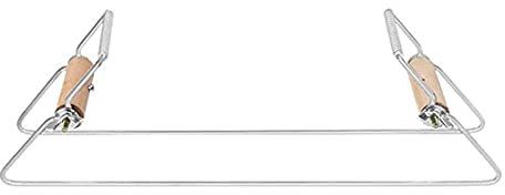 Yunxwd Bead Loom – Edelstahl Perlen Schmuck Armband Dekoration DIY Handstrickmaschine für DIY Schmuckherstellung Armbänder Gürtel Halsketten (Silber Weiß)