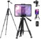 Elitehood 68 Heavy Duty iPad Tripod, Ultra-Stable Camera Tripod for iPad Pro 12.9, iPad Tripod Stand Mount for Video Recording/Photography, Compatible with 4.7-13inch Tablet/iPad Pro/Webcam/DSLR