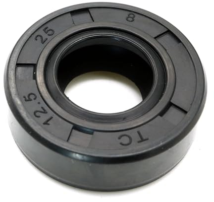 Parts and Parts Radialwellendichtring 12,5x25x8mm, AS/TC/BASL/WAS, DIN 3760 Simmerring, NBR 70, hitze & chemikalienbeständig, ideal für Motoren, Pumpen, Getriebe & industrielle Anwendungen