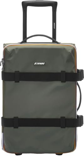 K-way Il trolley da viaggio Blossac S è realizzato in nylon con tessuto di rinforzo alla base. L'accessorio presenta quattro ruote che seguono ogni movimento, tasche funzionali per organizzare il con.
