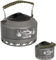 Lidsters Quick Boil Kettle 1.1 Litre Carp Fishing Camping Paracord handle Fast Boiling (Green Handle)