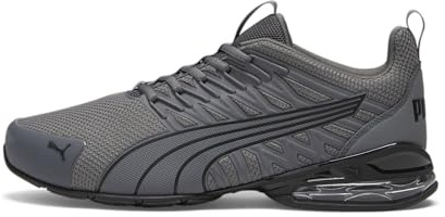 Puma Herren Voltaic Evo Cross Sneaker, Weites, Cooles Dunkelgrau-Puma-Schwarz, 13 Wide