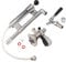 Bier-Handpumpe, Edelstahl, Typ A, Fass-Partypumpe, 20,3 Cm, Bierpumpe für Picknick, Camping