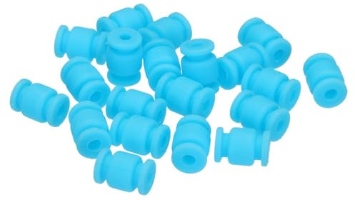 QUARKZMAN Bolas de Goma Antivibración para Vuelo Controlador RC Goma Amortiguación Bolas para Vuelo Controlador F4 F7 RC Gimbal M3.5x13mm Drones RC Accesorio (Azul) Paquete de 20