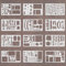 12 Stück Bullet Journal Schablonen Stencils Set Malen Schablone DIY Tagebuch Zeichenschablonen Wiederverwendbare Zubehör Malschablonen für Notizbuch Scrapbook Journal Kinder Home Dekoration