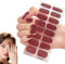 Halbgehärtete Gel-Nagelstreifen,Nagelgel-Streifen, Aufkleber für Gellack, Gel-Nagelaufkleber zum Abziehen und Aufkleben, halbgehärtete Gel-Nagelstreifen, Nagellack-Aufkleber, komplette Nagelf
