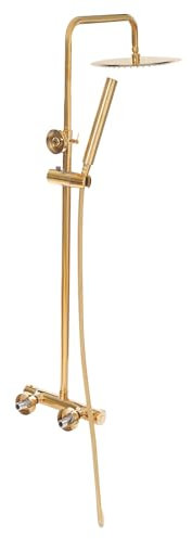 Duschsäule, Thermostat, für Badezimmer, Mischbatterie, Duschsäule, verstellbar, Verbrühungsschutz, kalte Berührung, Duschsystem mit Temperatur