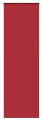 vidaXL Roller Blind Blackout Red 85x230 cm Fabric Width 80.7 cm Polyester, day and night blind, kitchen blind, blackout roller shade, blackout blind