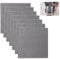 Yewseas 7 PCS Reinigungstücher Mikrofaser, Schwarz Mikrofasertücher, 25x25 cm, Reinigungstücher mit Waffelstruktur für Küche, Bad, Auto und mehr, Saugfähige Barista Tücher, Spüllappen und Putztücher
