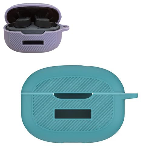 Case for Raycon Everyday Earbuds (2024 Edition),Shockproof Silicone Protective Cover,Full Protective Silicone Cover with Keychain for Raycon Bluetooth True Wireless in-Ear Buds Headphones