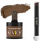 Sevich Hairline Powder 10g with Brush, Instantly Conceals Hair Loss & Thinning & Gray, 48H Waterproof Root Touch Up Powder, Natural Hair Shadow Toppers for Women & Men, 1 Box = 2.5 Boxes,Med Brown