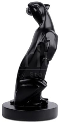 Artarium Sitzende Panther-Figur, Idol, Auto-Armaturenbrett-Statue, Schwarze Skulptur – Größe (L x B x H) – 1,96 x 1,96 x 3,54 Zoll