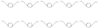 10 stück L2 Trigger Tasten Quellen Controller Frühling for JDS 001 011 030 040 for Sony for Playstation 4 for PS4 Dualshock(For JDS-001)
