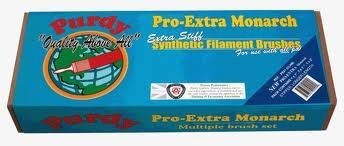 3pc Purdy Pro-Extra Monarch Paint Brush Set 1x1 1x1.5 1x2