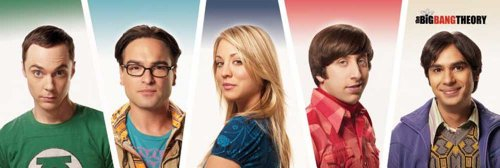 Empire 554550 The Big Bang Theory - Cast - Film Slimposter TV-Serie 91.5 x 30.5 cm