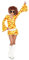 Burda 2373 Siebziger Damen Kostüm Fasching Karneval 70er (Damen Gr. 34 - 44) Nähanleitung