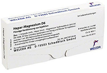 Hepar Magnesium D 6 Ampullen