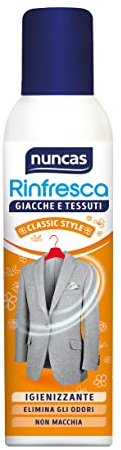Nuncas Rinfresca Giacche e Tessuti Spray Antiodore - Classic Style - 250ml
