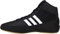 adidas Herren HVC Wrestling-Schuh, Schwarz/Weiß/Eisen Metallic, 42 2/3 EU