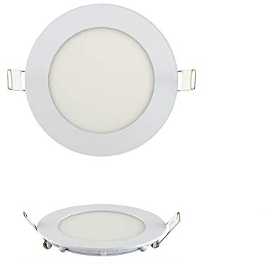 Braytron 10x 6W LED Panel Einbaustrahler Spot Einbauleuchte Warmweiß 3000K 380 Lumen Deckenleuchte Rund