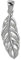 SilberDream Ketten-Anhänger Feder 925er Silber Zirkonia weiß glitzer SDH407W