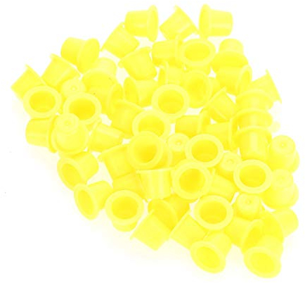 Sonew 1000pcs Encre de Tatouage, 9mm/0.3in Capsules D'encre En Plastique Tatouage pour Tattoo Ink Machine a Tatouage
