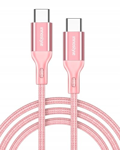 Innostyle USB C Kabel, Ladekabel Schnellladekabel USB C auf USB C 2M 60W Typ C PD für Samsung S24 S23 Ultra iPhone 16 15 14 Pro Max Pixel 7 iPad Pro MacBook Air