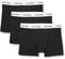 Calvin Klein Men's Trunk 3pk Trunk, Black (Deep Black White), XS
