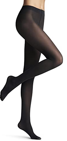 FALKE Matt Deluxe 30 DEN W Ti transparents fantaisie 1 paire, Collants Femme, Gris Graphite 3146, L