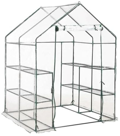LIFTRR Casa & Giardino Con Serra a 8 Ripiani 143x143x195 cm