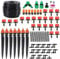 HUAZIZ 88 Stück Bewässerung Kit, 40 Meter Tropfbewässerung Garten Bewässerungssystem DIY Micro Drip System Automatische Sprinkler Micro Drip System Misting System