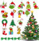 ARONRAVE Grinch Deko, 30 Stück Grinch Weihnachtsdekorationen Willkommens Weihnachtsschmuck Hängende Ornament hängende Ornament Weihnachtsschmuck für Weihnachtsbaum Dekorationen