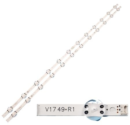 ETLIN 4PCS/Set V17 49 R1/L1 LED Strip for TV Backlight LED Strip for L~G 49UV340C 49UJ6565 49UJ670V 49 V17 Backlight led tv to Repair