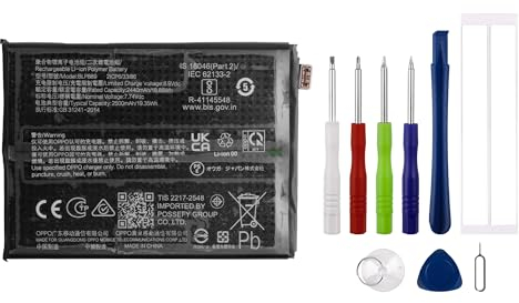 Swark 2440mAh Neu BLP889 Akku Kompatibel mit Oppo Find X5 Pro Ersatz Akku mit Verbessertem Reparaturwerkzeugsatz