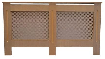 Airwave Radiator Cover Diamond Style Unpainted MDF Radiator Heating Cover (Large)