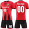 OPUTWDF Completo Calcio Personalizzabile la Maglia Set Divise e da Calcio Taglie da Bambino e Adulto Completino Calcio