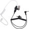 ehomiiii Universaler Schallschlauch für 3,5mm Klinken - Transparenter Ohrhörer mit Halteclip, inkl. 10 Paar Ohrstöpsel - Kopfhörer Headset für Funkgeräte und Geräte