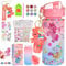 Qukir Licorne Bricolage Gourde Fille DIY Gourde Isotherme Bouteille Kit de Loisir Créatif Enfant Jeux Créatif Fille 6 7 8 9 10 Ans pour Idée Cadeau Noël Extérieur Jeux Enfant 2 3 4 5 6 Ans