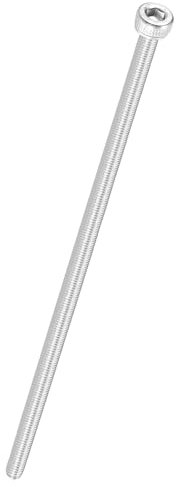 Kozelo 4pcs Socket Head Cap Screws - [M3-0.5 x 100mm] 304 Stainless Steel Allen Socket Drive for Electrical Motor 3D Printing Fan Engine Replacement Use, Silver