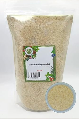 K T 1000 g Knoblauchgranulat GII - Knoblauch Granulat - Knoblauch getrocknet & granuliert 1A Qualität