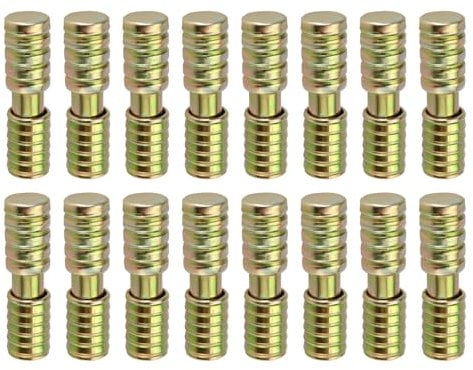 Create idea 16 Pairs Model Railway Train Rail Baseboard Alignment Dowels Dowel Pins Carbon Steel Alignment Pins Suitable for Ø 8 mm Hole