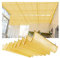 Einziehbares Wellen-Sonnensegel, Abdeckung für Außenterrasse, Anti-UV-HDPE, Schattennetz mit Belüftung, anpassbares Pergola-Überdachungs-Set