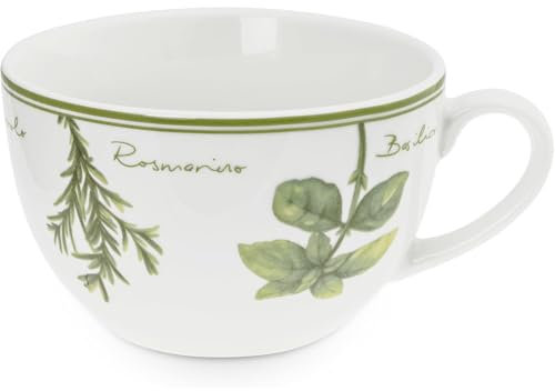 LA PORCELLANA BIANCA Coltivia Tazza Caffellatte Colazione 450ml Porcellana
