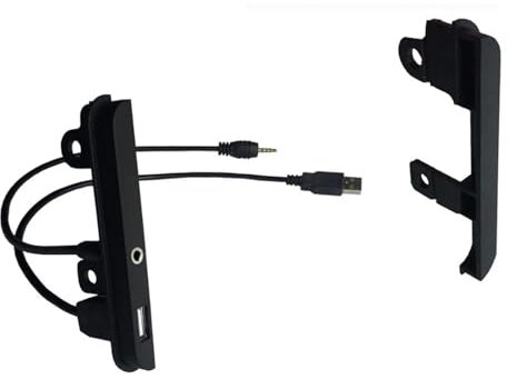UYCHYTQR per Toyota per Corolla per Yaris per Scion MR2 Telaio Fascia Laterale Radio Doppio DIN con Porta AUX + USB