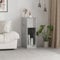 Pantanal Slim Bedside Table Bedroom Narrow Nightstand Cabinet with Shelf and Drawer, Living Room End Table Corner Sofa Side Table Bathroom Small Floor Storage Cabinet (grey marble)