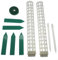 Kit de soporte de escalada con 2 postes de musgo para plantas de interior como hiedra, potos y plantas de araña