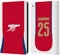 Head Case Designs sous Licence Officielle Arsenal FC Accueil Championnes Féminines 2025 Étui Portefeuille en Cuir Compatible avec Apple iPad Air 2 (2014)